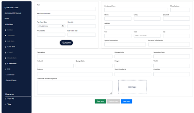 Open the Business Inventory main folder